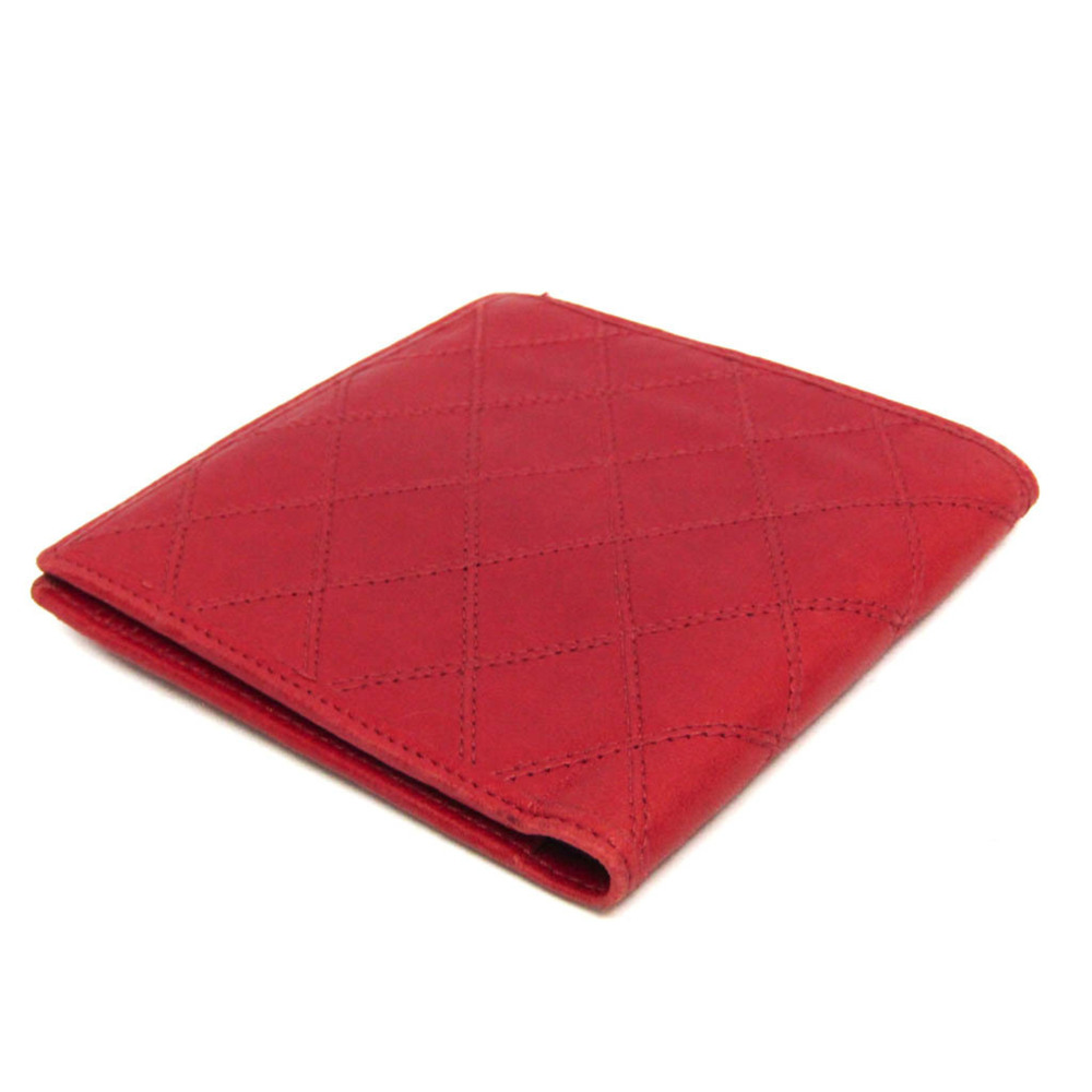 CHANEL Authentic Red Lambskin Leather Wallet - Picture 2 of 13